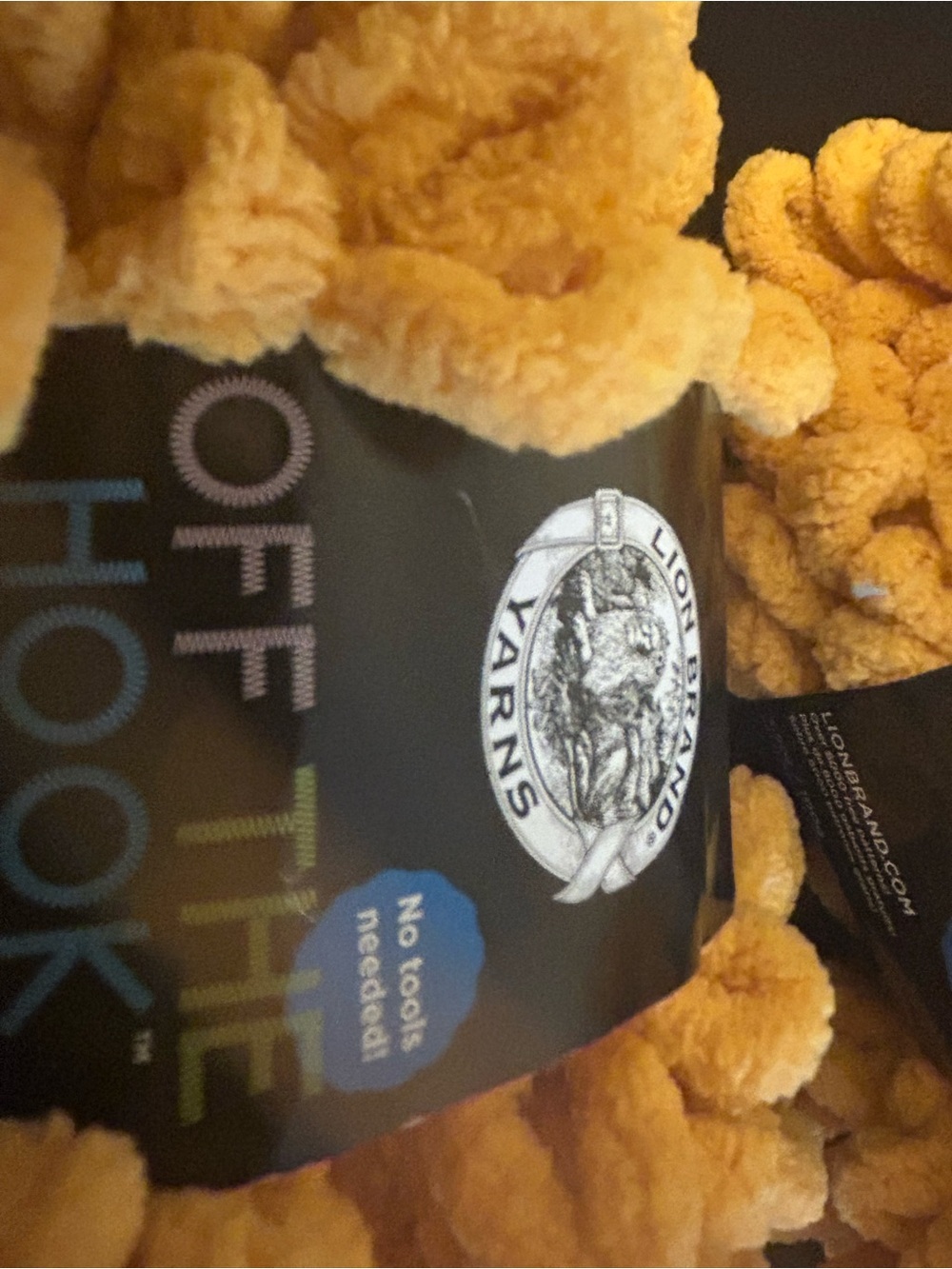 Lion Brand Soft Yarn - Saffron Yellow - Off The Hook